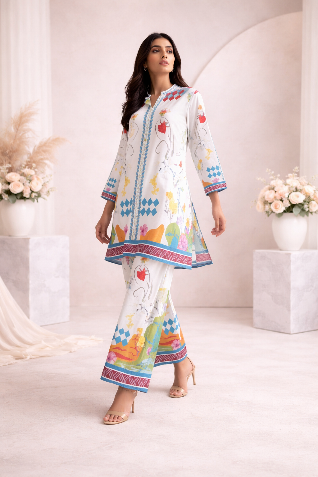 Multicolor Comfortable & Daily Wear Co-ord Set