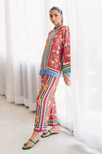 Pink Cotton Slub Co-ord Set