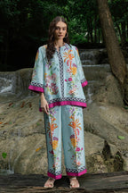 Tranquil Blue Printed Co-ord Set