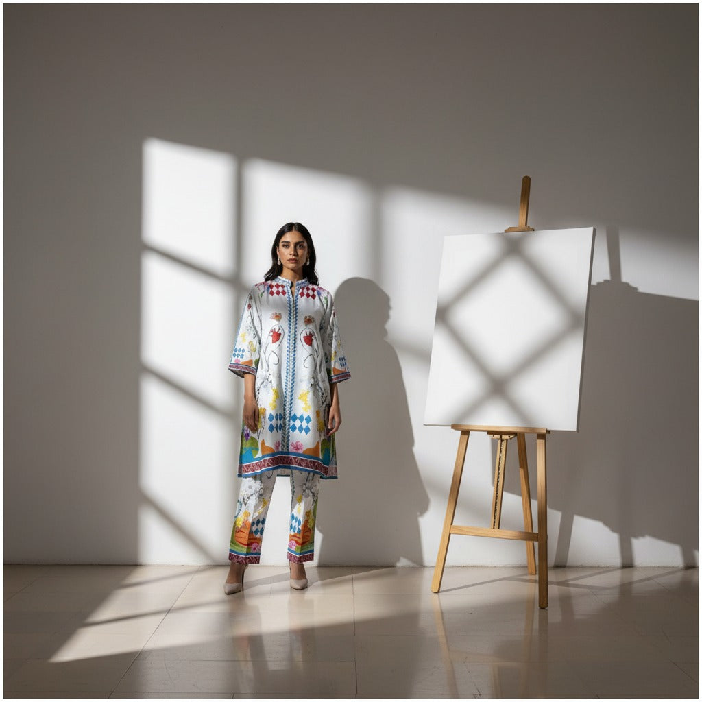 Multicolor Comfortable & Daily Wear Co-ord Set