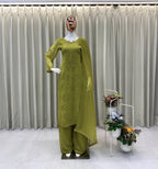 Designer wear Exclusive Georgette with Embroidery Suit with Dupatta