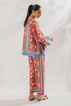 Pink Cotton Slub Co-ord Set