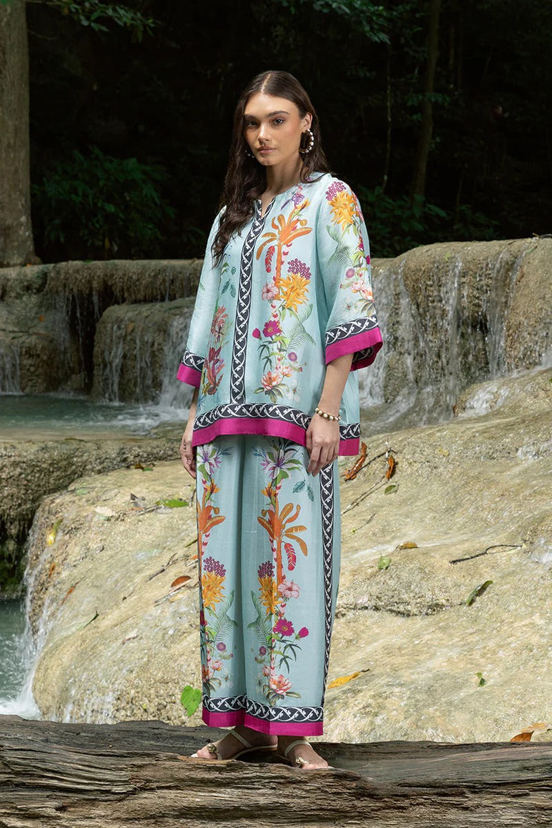 Tranquil Blue Printed Co-ord Set