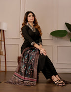 Women's Embroidered Kurta Set with Printed Dupatta, 3 Piece Suit