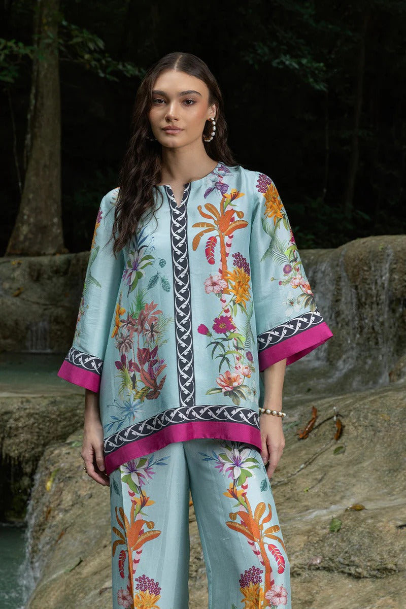 Tranquil Blue Printed Co-ord Set