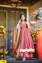 Festive Wear Pink Kurti Sharara Set with Designer Dupatta
